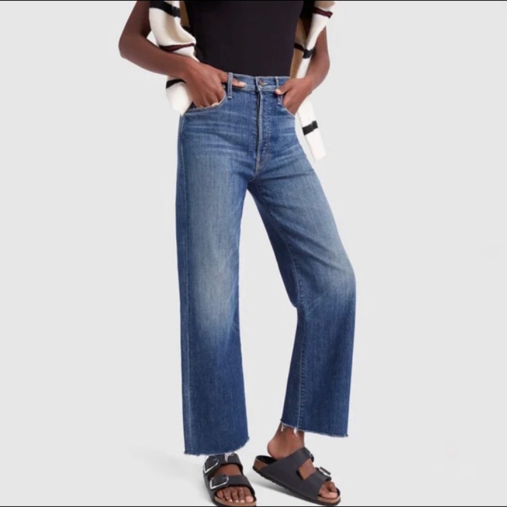 Mother The Rambler Ankle Fray Jeans Size 27